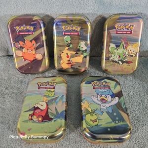 Pokemon Trading Card Game Tins Set